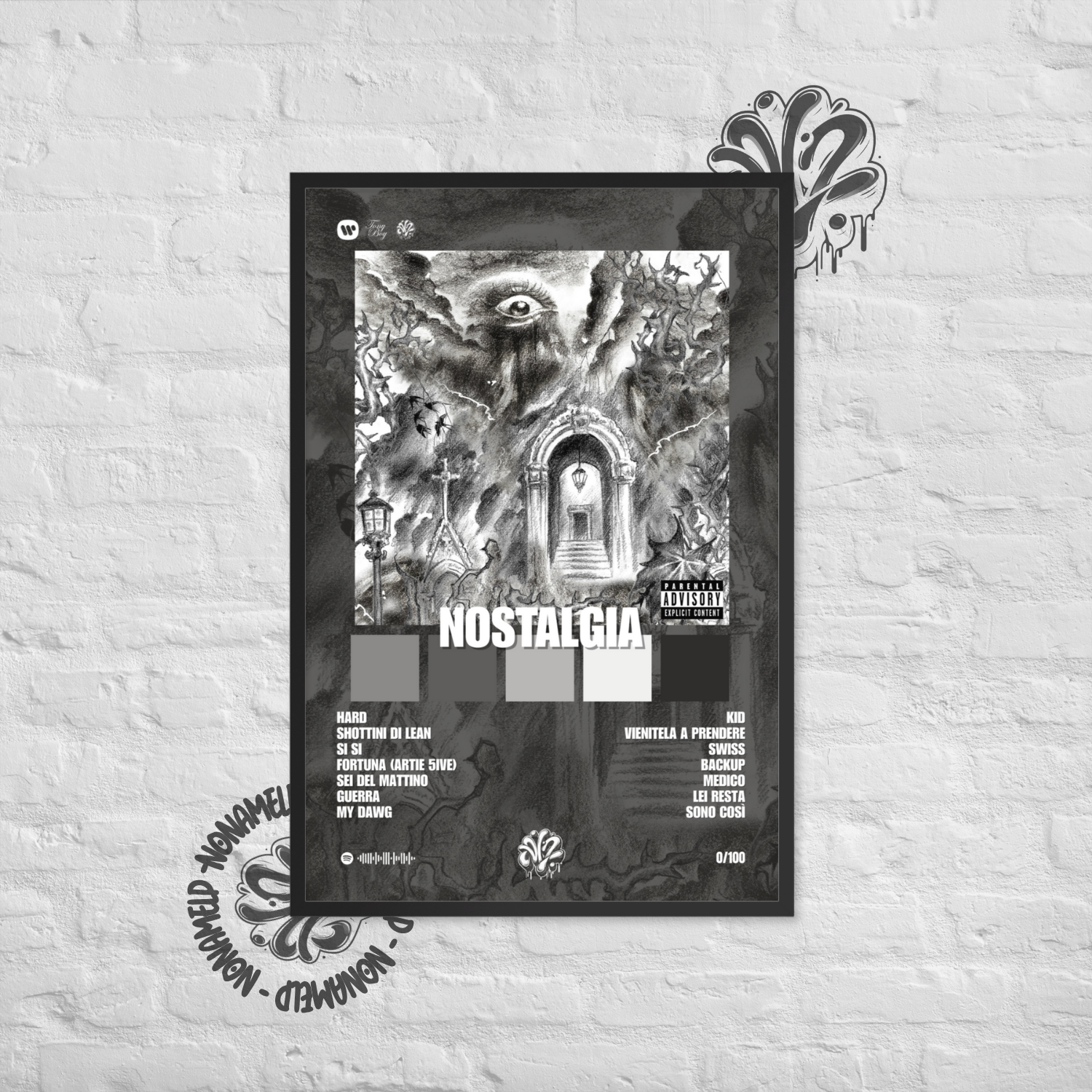 Nostalgia | Tony Boy | Poster in carta semilucida classica con cornice in legno A3 (29.7 x 42  cm)